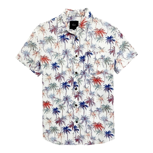Rails Other - RAILS Carson-Palm Pride Button Down Shirt Sleeves Shirt